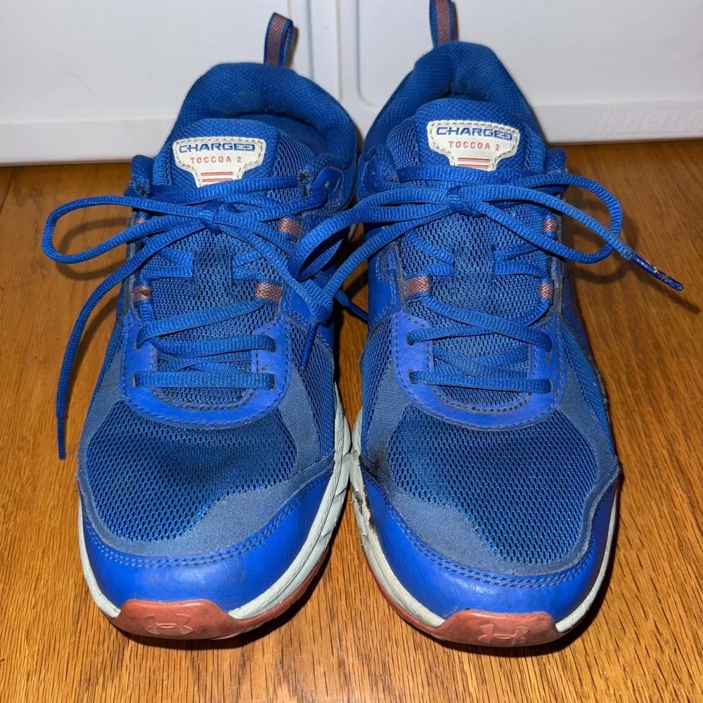Under Armour Charged Toccoa 2 3021955-401‎ Sneakers Mens 10 Blue Running Shoes